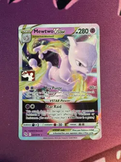 Mewtwo VSTAR 031/078 Prize Pack Series Pokemon TCG Play! Promo - Image 1