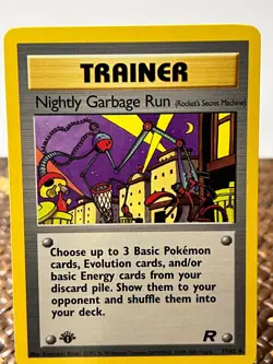 Team Rocket Nightly Garbage Run 77/82 Uncommon Pokemon 1st Edition LP - Image 1