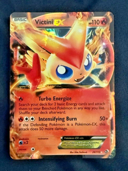 Victini EX 18/135 LP Pokemon Plasma Storm Ultra Rare Holo - Image 1