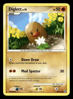 Diglett 85/132 Common Secret Wonders Pokemon LP - Image 1