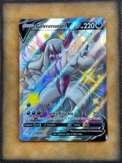 Pokemon Grimmsnarl V SV116/SV122 Shining Fates Shiny Vault Shiny Holo Rare NM - Image 1