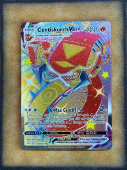 Pokemon Centiskorch VMax SV109/SV122 Shining Fates Shiny Vault Shiny Holo NM - Image 1