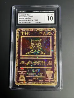 CGC 10 Gem Mint Ancient Mew Pokemon Movie 2000 Pokemon Movie Promo - Image 1