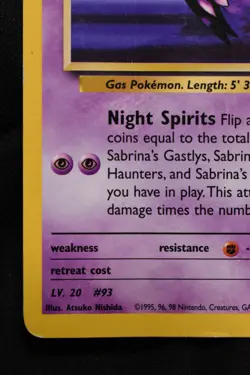 Sabrina's Haunter 58/132 DMG/HP Gym Heroes Regular Rare Unlimited Pokemon TCG - Image 5