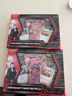 Pokemon TCG 2⃣ Team Rocket’s Mewtwo ex Box SEALED ✅In Hand✅ - Image 1