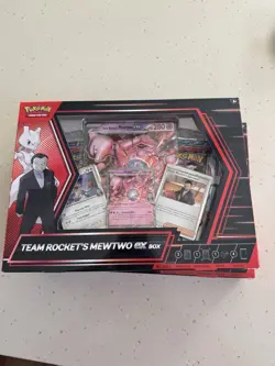 Pokemon TCG 2⃣ Team Rocket’s Mewtwo ex Box SEALED ✅In Hand✅ - Image 2
