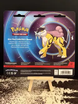 ⭐Pokemon Mega Evolution & Phantasmal Flames Blister 2Pack Raikou Promo Coin⭐ - Image 2