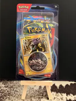 ⭐Pokemon Mega Evolution & Phantasmal Flames Blister 2Pack Raikou Promo Coin⭐ - Image 3