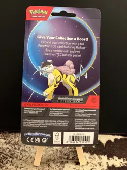 ⭐Pokemon Mega Evolution & Phantasmal Flames Blister 2Pack Raikou Promo Coin⭐ - Image 4