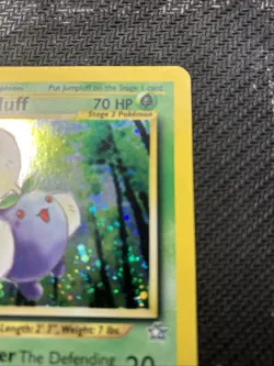 Jumpluff 7/111 Neo Genesis Unlimited Holo Rare NM Vintage WOTC Pokemon TCG Swirl - Image 3