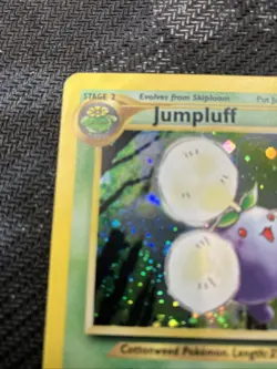 Jumpluff 7/111 Neo Genesis Unlimited Holo Rare NM Vintage WOTC Pokemon TCG Swirl - Image 4