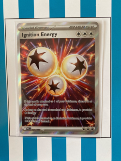 Pokemon Ignition Energy 124/094 Phantasmal Flames Holo TCG Card - Image 1