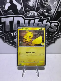 Pikachu Holo 051/162 - 2026 Pokemon Day 30th Anniversary Stamp Promo NM - Image 1