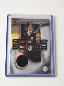 Topps Chrome 2025 Will Howard Pittsburgh Steelers Rookie RC Relics Patch NFL - Image 1