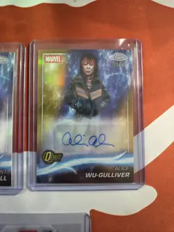 2025 Topps Marvel Studios Small Auto/Case Hit lot Of 5 Cards - Image 2