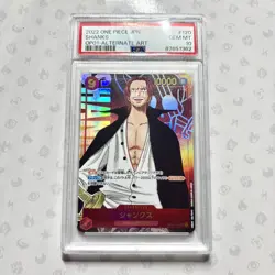 PSA10 One Piece Card Shanks OP01-120 SEC Secret Parallel Romance Dawn Japanese - Image 1