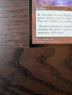 Magic the Gathering MTG Card: Lotus Petal Tempest Rare! LP - Image 2