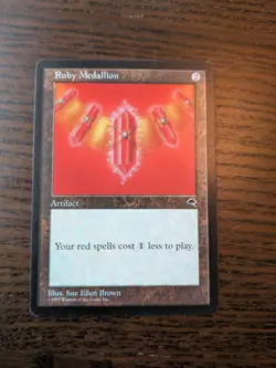 Ruby Medallion - Light Play MTG (Magic the Gathering) Tempest LP - Image 1