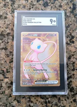 ✨Mew EX Metal Pokemon 151 Card SGC 9 MINT 205/165 Ultra Premium Collection 2023✨ - Image 1