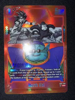 Dragon Ball TCG Card North Kai SB02-002 Manga Version Holofoil - Image 1