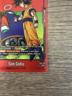 Dragon Ball TCG Card Son Goku FB05-100 SR Limited Pack Manga Ver 02 Holofoil - Image 5