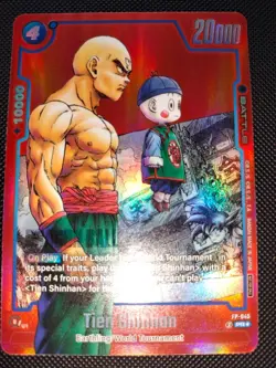 Tien Shinhan FP-045 Limited Pack MANGA Version 01 Promo Dragon Ball Card Fusion - Image 1
