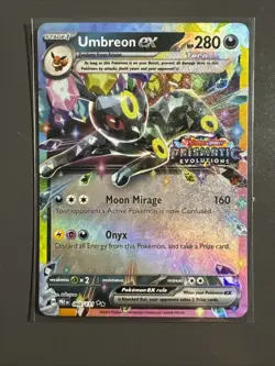 Umbreon ex - (Prismatic Evolutions Stamp) 060/131 Miscellaneous Cards & Products - Image 1