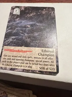 Spellfire Ethereal Champion 508/520 4th edition chase card rare good condition - Image 1