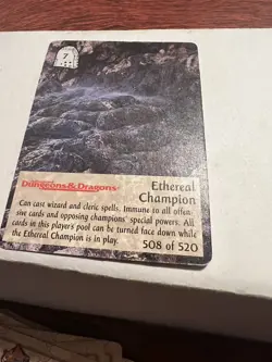 Spellfire Ethereal Champion 508/520 4th edition chase card rare good condition - Image 2