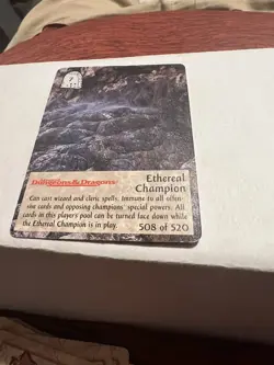 Spellfire Ethereal Champion 508/520 4th edition chase card rare good condition - Image 5