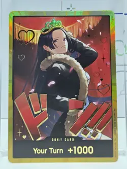 Boa Hancock Gold Frame DON!! ONE PIECE Card Game Heroines Edition EB-03 - Image 1