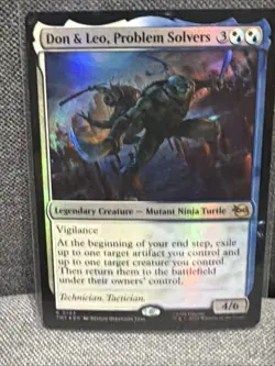 Don & Leo, Problem Solvers Foil #143 Magic Teenage Mutant Ninja Turtles - Image 1