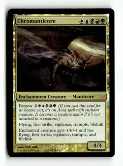 MTG | Chromanticore | Theros | Foil | Moderately Played | English - Image 1