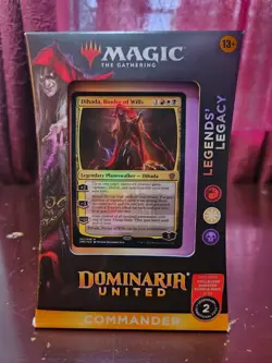 MTG Dominaria United Legends Legacy Commander Deck Sealed Dihada + Pack - Image 1