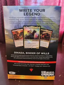 MTG Dominaria United Legends Legacy Commander Deck Sealed Dihada + Pack - Image 2