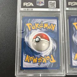 1999 Pokemon Fossil Hitmonlee Holo #7 PSA 7 NM Kabutops Holo #9 PSA 7 NM - Image 5