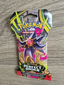 Pokemon TCG: Mega Evolution - Perfect Order - Sleeved Booster Pack (Starmie) - Image 1