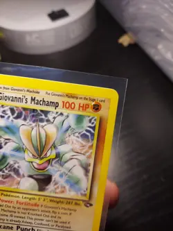 Pokemon Giovanni's Machamp 6/132 Gym Challenge Holo - Image 4