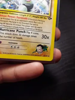 Pokemon Giovanni's Machamp 6/132 Gym Challenge Holo - Image 5