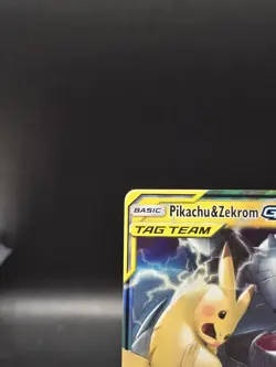 Pokemon TCG Pikachu & Zekrom GX 33/181 SM Sun & Moon Team Up Ultra Rare Holo NM - Image 2