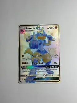 Lucario GX SV64/SV94 Pokemon TCG Hidden Fates: Shiny Vault NM - Image 1