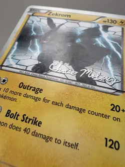 Zekrom 50/99 Rare Pokemon Next Destinies Non Holo MP World Championships 2012 - Image 2