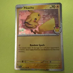 2026 Pikachu 051/162 Pokemon Day Promo TCG. - Image 1