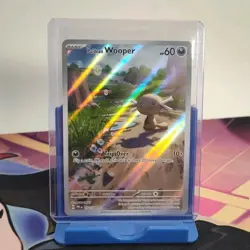 Paldean Wooper 102/094 Phantasmal Flames Holo Illustration Rare Pokemon TCG - Image 3