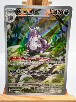 Pokemon TCG - S&V 151 - 174/165 Nidoking - Illustration Rare - NM/M - Image 1