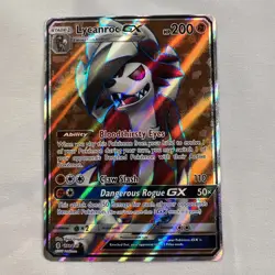 Pokemon TCG Lycanroc GX 138/145 Full Art Ultra Rare SM - Guardians Rising NM - Image 1