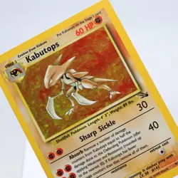 Pokemon TCG - Kabutops 9/62 Fossil Holo Rare WOTC - EXC - Image 1