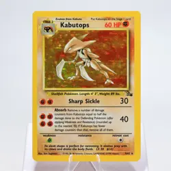 Pokemon TCG - Kabutops 9/62 Fossil Holo Rare WOTC - EXC - Image 2