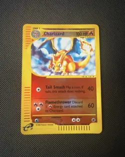Charizard 39/165 Expedition Base Set Reverse Holo Rare Pokemon Card - Image 1