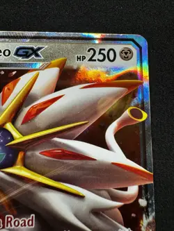 Solgaleo GX SM16 Holo Rare Black Star Promo Card Sun & Moon LP - Image 3